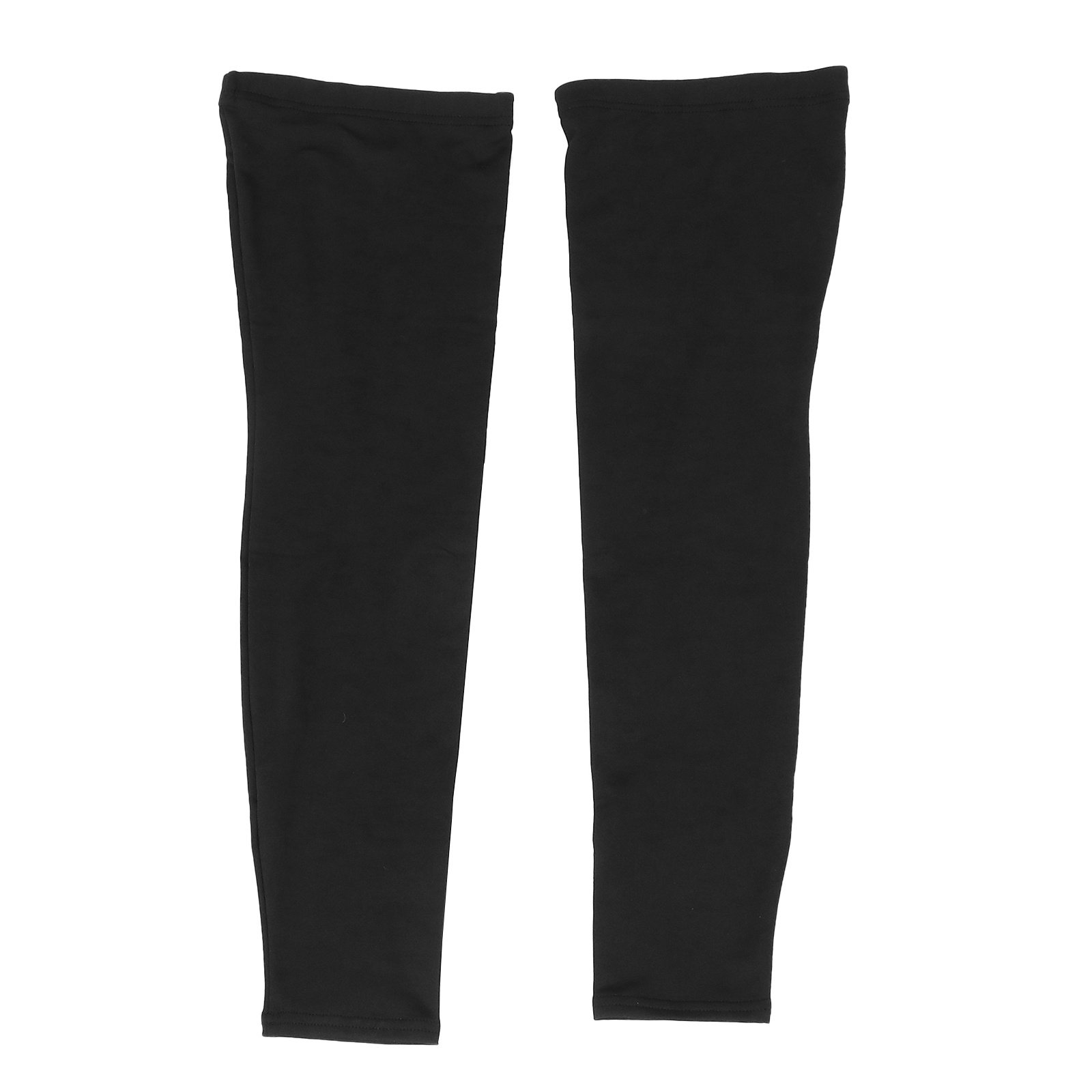 Compression Sleeve Calf - ปลอกขาปั่นจักรยานฤดูใบไม้ร่วงและฤดูหนาว 1 คู่ ผ้าฟลีซกันลม ป้องกันความหนาว ปลอกขาแบบเต็มความยาว