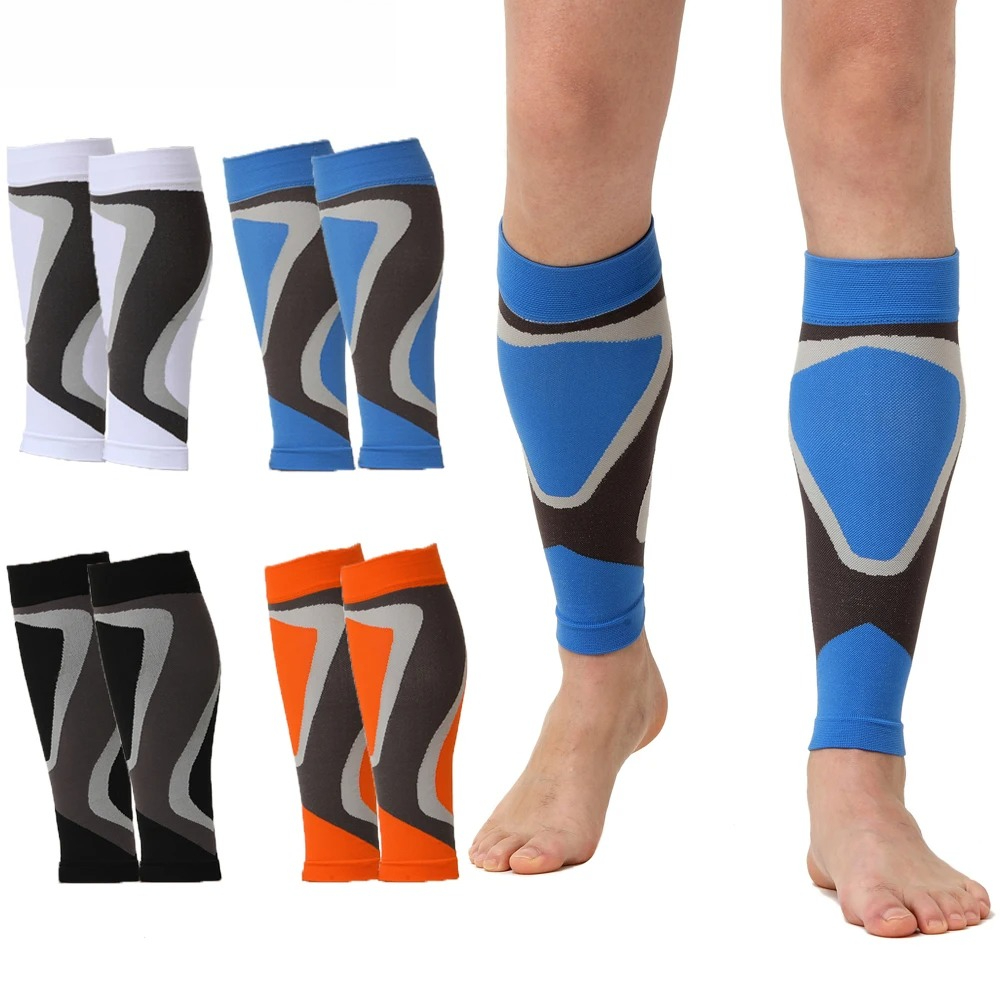 Compression Sleeve Calf - ปลอกรัดน่อง 1 คู่ สำหรับผู้ชาย/ผู้หญิง - ปลอกรัดขาและรองรับกระดูกต้นขา