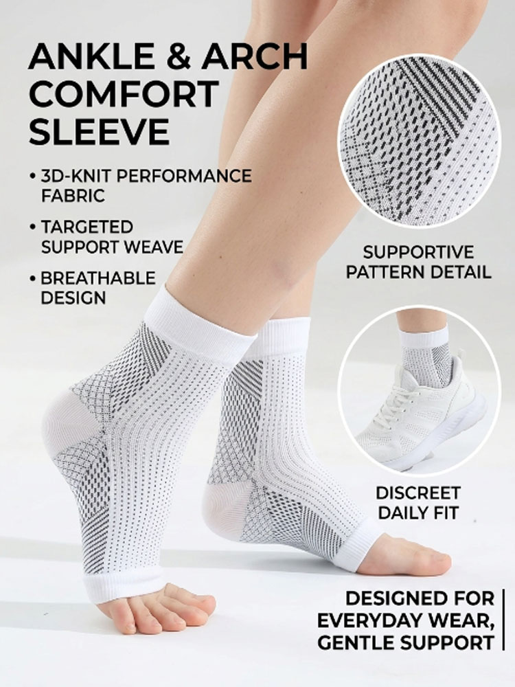 ปลอกขาสีขาวล้วนแบบยืดหยุ่นสำหร - Compression Sleeve Calf บทวิจารณ์และราคา