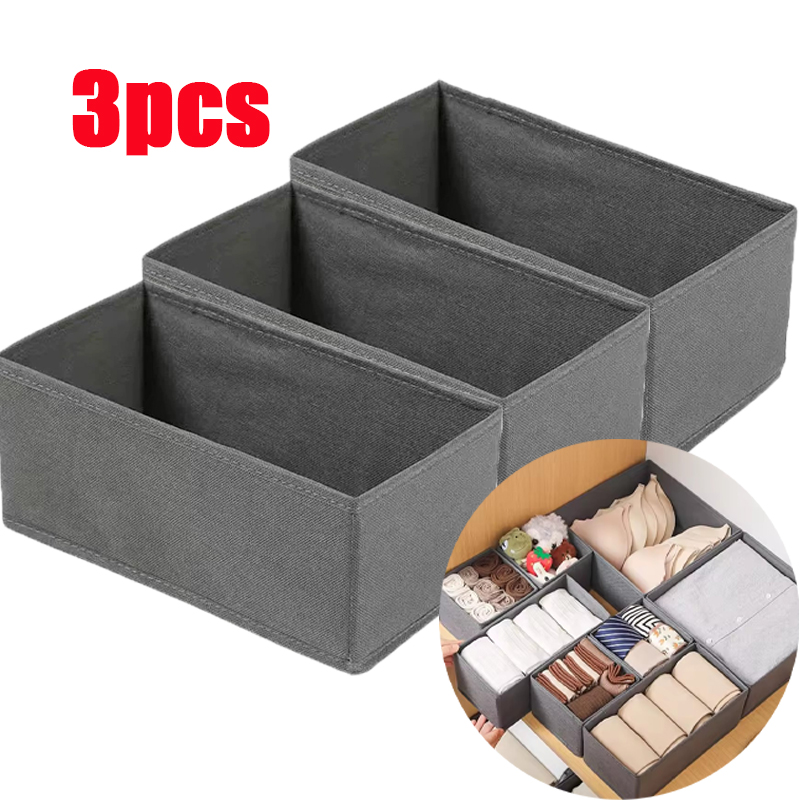 กล่องเก็บของผ้า 3 ชิ้น สำหรับจ - Sock Organizer Tray บทวิจารณ์และราคา