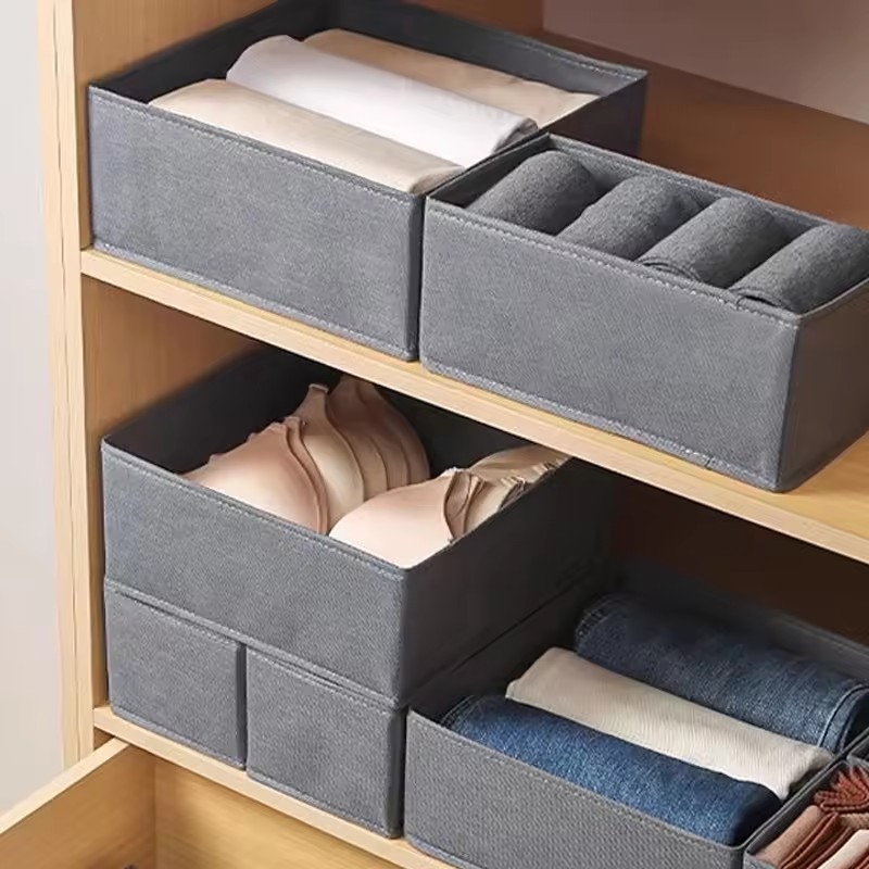 กล่องเก็บของผ้า 3 ชิ้น สำหรับจ - Sock Organizer Tray บทวิจารณ์และราคา
