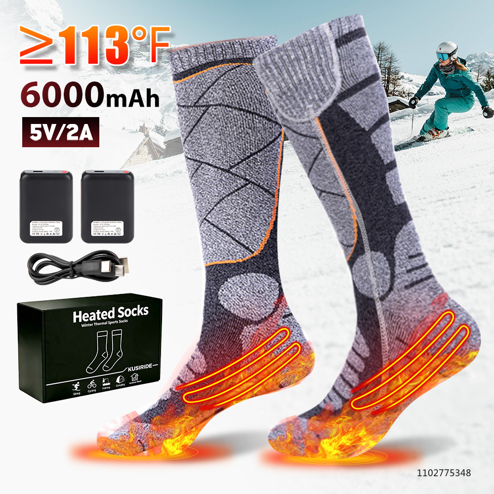 ถุงเท้าทำความร้อนแบบใหม่ ชาร์จ - Thermal Sock Winter บทวิจารณ์และราคา