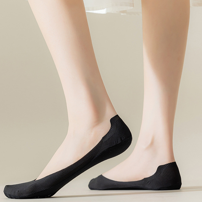 1/3/5 คู่ ถุงเท้าผู้หญิงแบบไม่ - Invisibility Sock Loafer บทวิจารณ์และราคา
