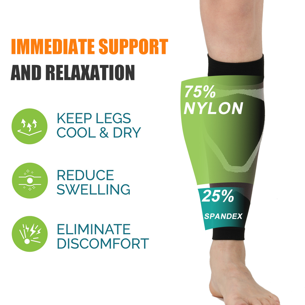 ปลอกรัดน่อง 1 คู่ สำหรับผู้ชาย - Compression Sleeve Calf บทวิจารณ์และราคา