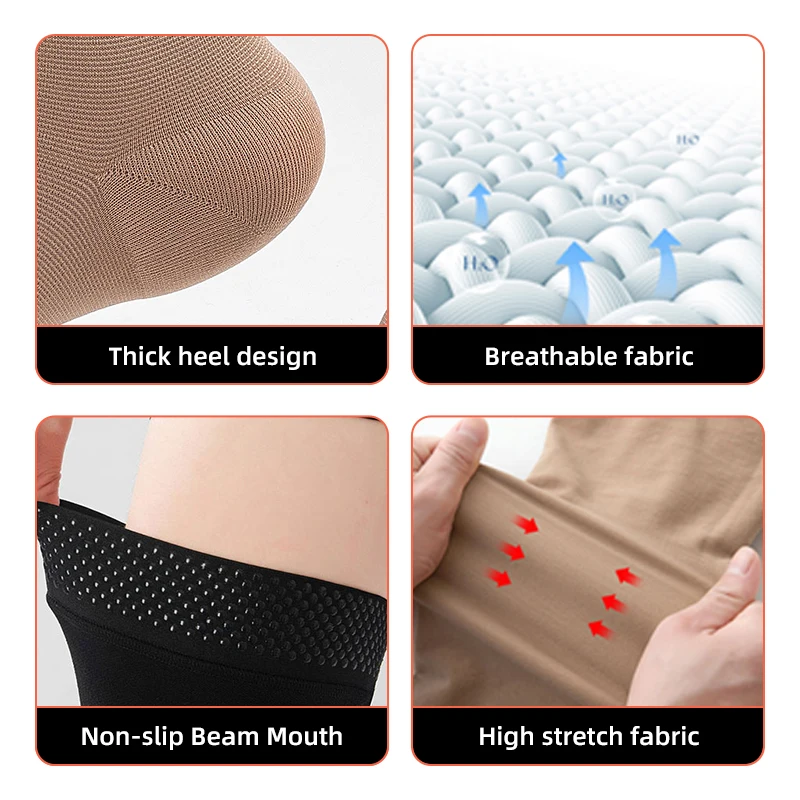 30-40 MmHg กว่าเข่าปิดนิ้วเท้า - Compression Sock Medical บทวิจารณ์และราคา
