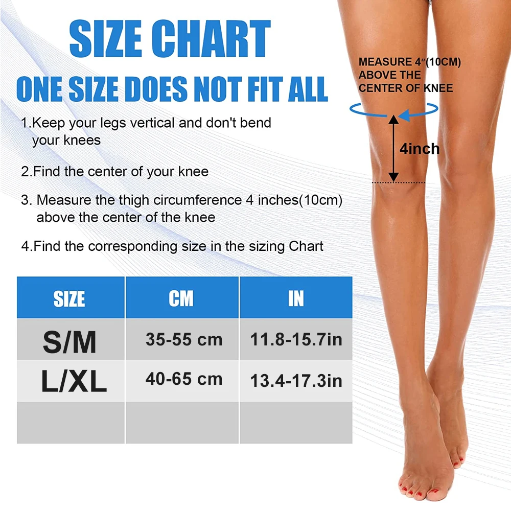 อุปกรณ์พยุงเข่า 1 คู่สําหรับผู - Compression Sleeve Calf บทวิจารณ์และราคา